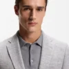Patterned regular-fit jacket in a cotton blend Patterned regular-fit jacket in a cotton blend