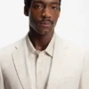 Patterned regular-fit jacket in a cotton blend