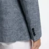 Patterned regular-fit jacket in a cotton blend