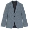 Patterned regular-fit jacket in a cotton blend