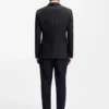 Patterned regular-fit jacket in virgin wool