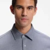 Patterned regular-fit shirt in cotton jersey