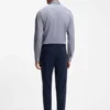 Patterned regular-fit shirt in cotton jersey