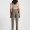 Patterned regular-fit trousers in a wool blend