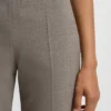 Patterned regular-fit trousers in a wool blend