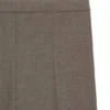 Patterned regular-fit trousers in a wool blend