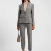 Patterned slim-fit blazer in a wool blend Patterned slim-fit blazer in a wool blend
