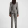 Patterned slim-fit blazer in a wool blend Patterned slim-fit blazer in a wool blend