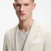 Patterned slim-fit jacket in a cotton blend Patterned slim-fit jacket in a cotton blend