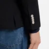 Patterned slim-fit jacket in a cotton blend Patterned slim-fit jacket in a cotton blend