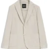 Patterned slim-fit jacket in a cotton blend Patterned slim-fit jacket in a cotton blend