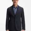 Patterned slim-fit jacket in a wool blend Patterned slim-fit jacket in a wool blend