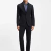 Patterned slim-fit jacket in a wool blend Patterned slim-fit jacket in a wool blend