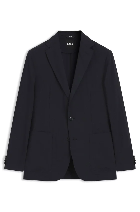 Patterned slim-fit jacket in a wool blend Patterned slim-fit jacket in a wool blend