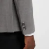 Patterned slim-fit jacket in comfort-stretch cloth