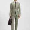 Patterned slim-fit jacket in stretch fabric Patterned slim-fit jacket in stretch fabric
