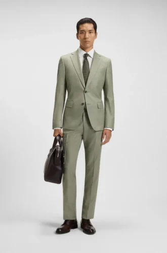 Patterned slim-fit jacket in stretch fabric Patterned slim-fit jacket in stretch fabric