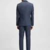 Patterned slim-fit jacket in stretch fabric Patterned slim-fit jacket in stretch fabric