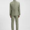 Patterned slim-fit jacket in stretch fabric Patterned slim-fit jacket in stretch fabric