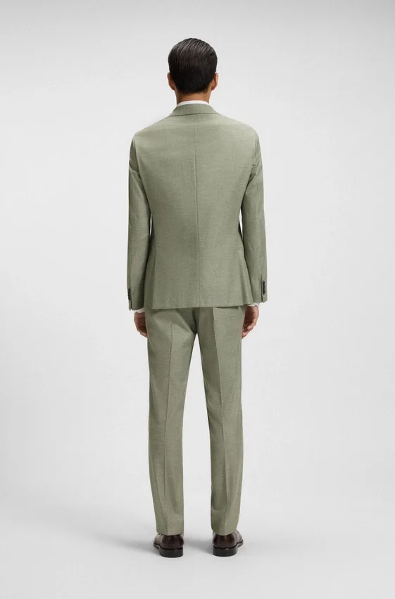 Patterned slim-fit jacket in stretch fabric Patterned slim-fit jacket in stretch fabric