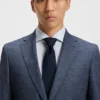 Patterned slim-fit jacket in stretch fabric Patterned slim-fit jacket in stretch fabric