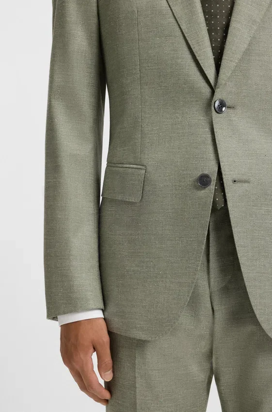 Patterned slim-fit jacket in stretch fabric Patterned slim-fit jacket in stretch fabric