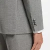 Patterned slim-fit jacket in stretch wool