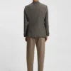 Patterned slim-fit jacket in virgin wool Patterned slim-fit jacket in virgin wool