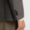 Patterned slim-fit jacket in virgin wool Patterned slim-fit jacket in virgin wool