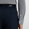 Patterned slim-fit shirt in flex-weave fabric