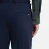 Patterned slim-fit shirt in performance-stretch jersey