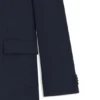 Patterned slim-fit suit in stretch wool