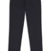 Patterned slim-fit trousers in a wool blend