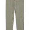 Patterned slim-fit trousers in stretch fabric