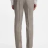 Patterned two-piece slim-fit suit in a wool-silk blend Patterned two-piece slim-fit suit in a wool-silk blend