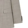 Patterned two-piece slim-fit suit in a wool-silk blend Patterned two-piece slim-fit suit in a wool-silk blend