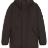 Peached-microfibre jacket with water-repellent finish