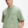 Peached T-shirt in a cotton blend