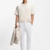 Peached T-shirt in a cotton blend