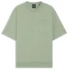 Peached T-shirt in a cotton blend