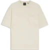 Peached T-shirt in a cotton blend