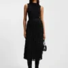 Pencil skirt in feather jacquard