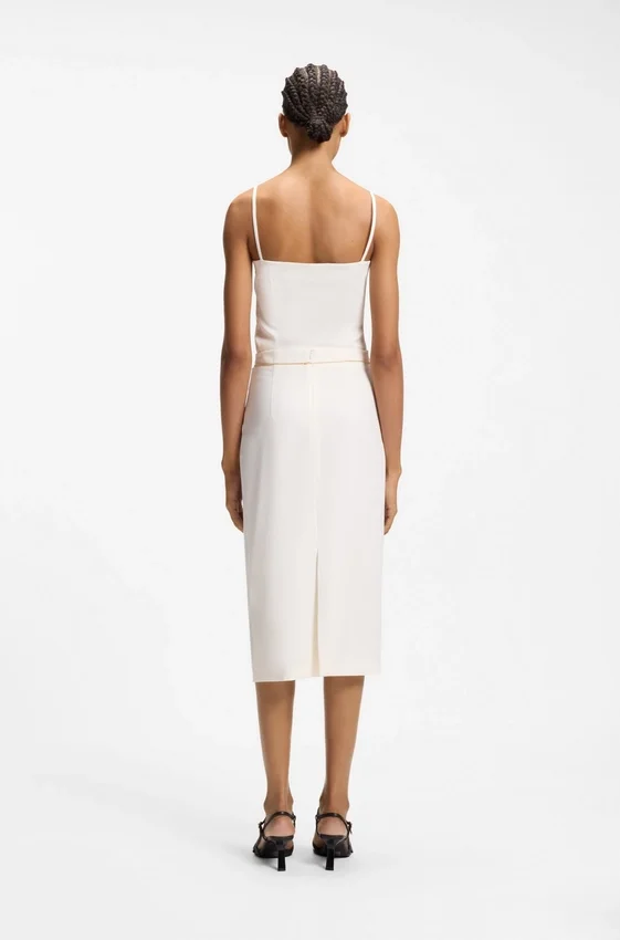 Pencil skirt with gold-tone chain belt Pencil skirt with gold-tone chain belt