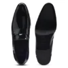 Penny loafers in patent faux leather