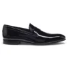 Penny loafers in patent faux leather