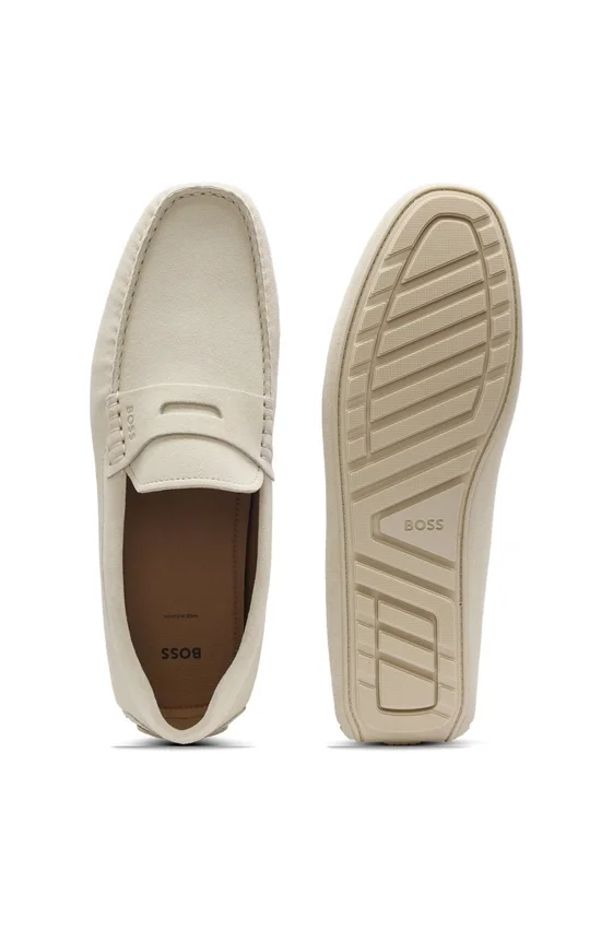 Penny-trim moccasins in suede Penny-trim moccasins in suede