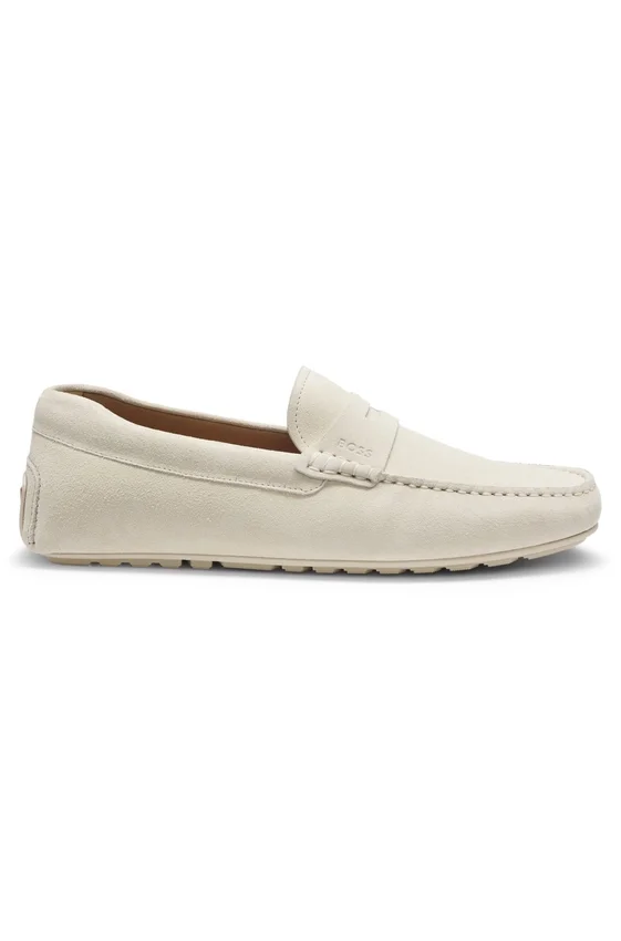 Penny-trim moccasins in suede Penny-trim moccasins in suede