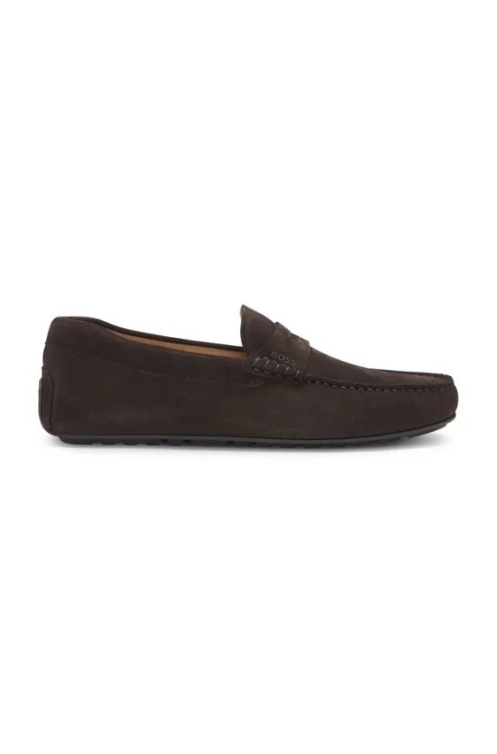 Penny-trim moccasins in suede Penny-trim moccasins in suede