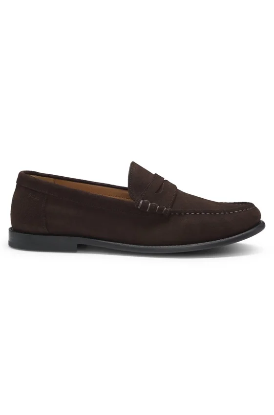 Penny-trim moccasins in suede Penny-trim moccasins in suede