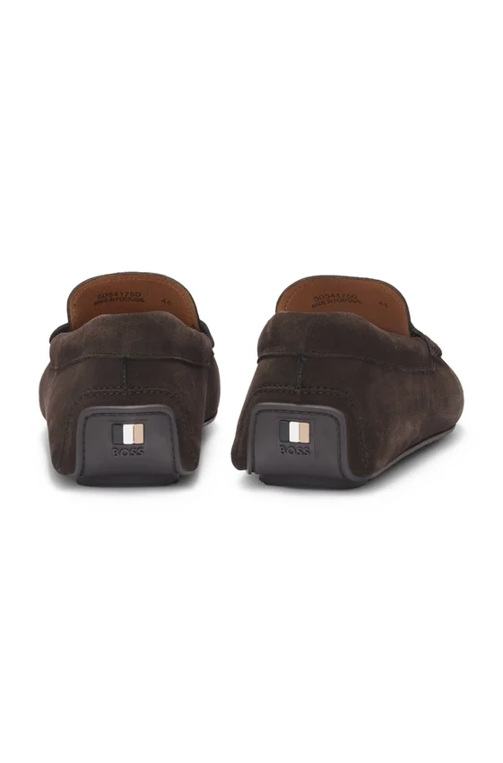 Penny-trim moccasins in suede Penny-trim moccasins in suede